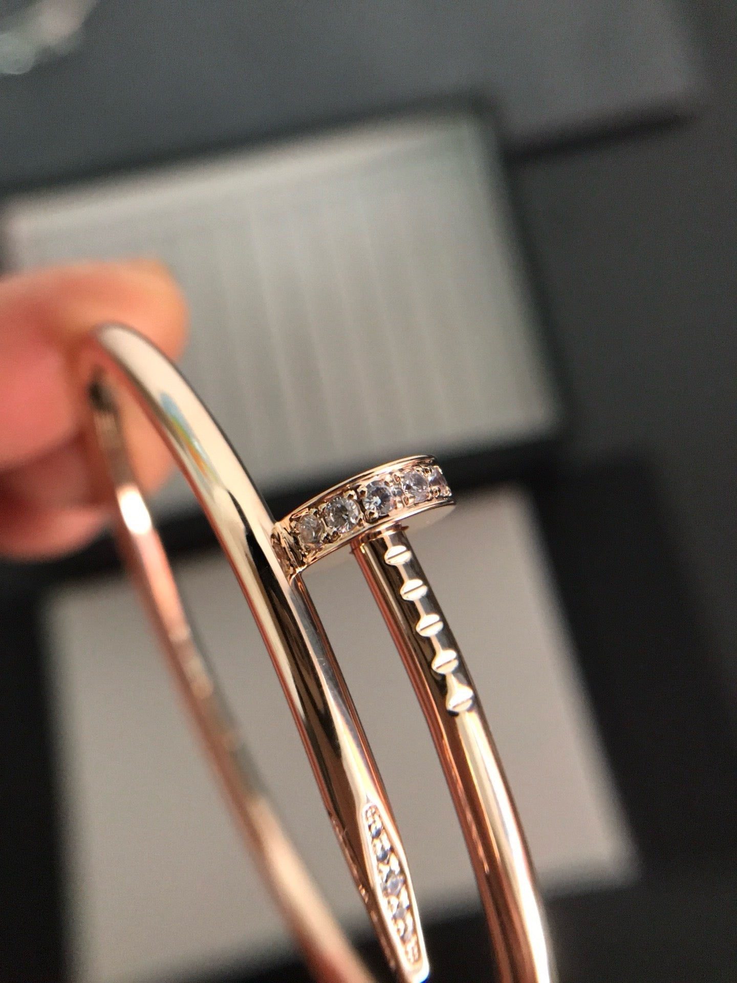 [Panda Jewelry]JUSTE BRACELET 3.5MM DIAMONDS