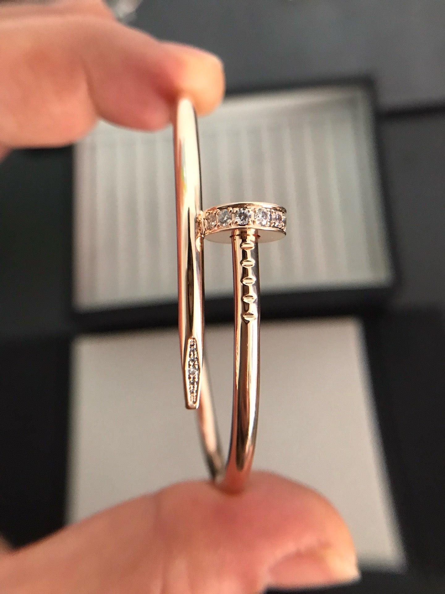 [Panda Jewelry]JUSTE BRACELET 3.5MM DIAMONDS
