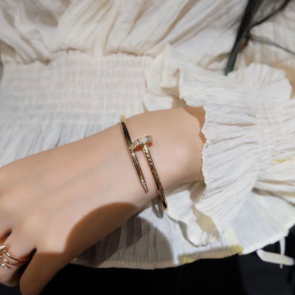 [Panda Jewelry]JUSTE BRACELET 3.5MM DIAMONDS