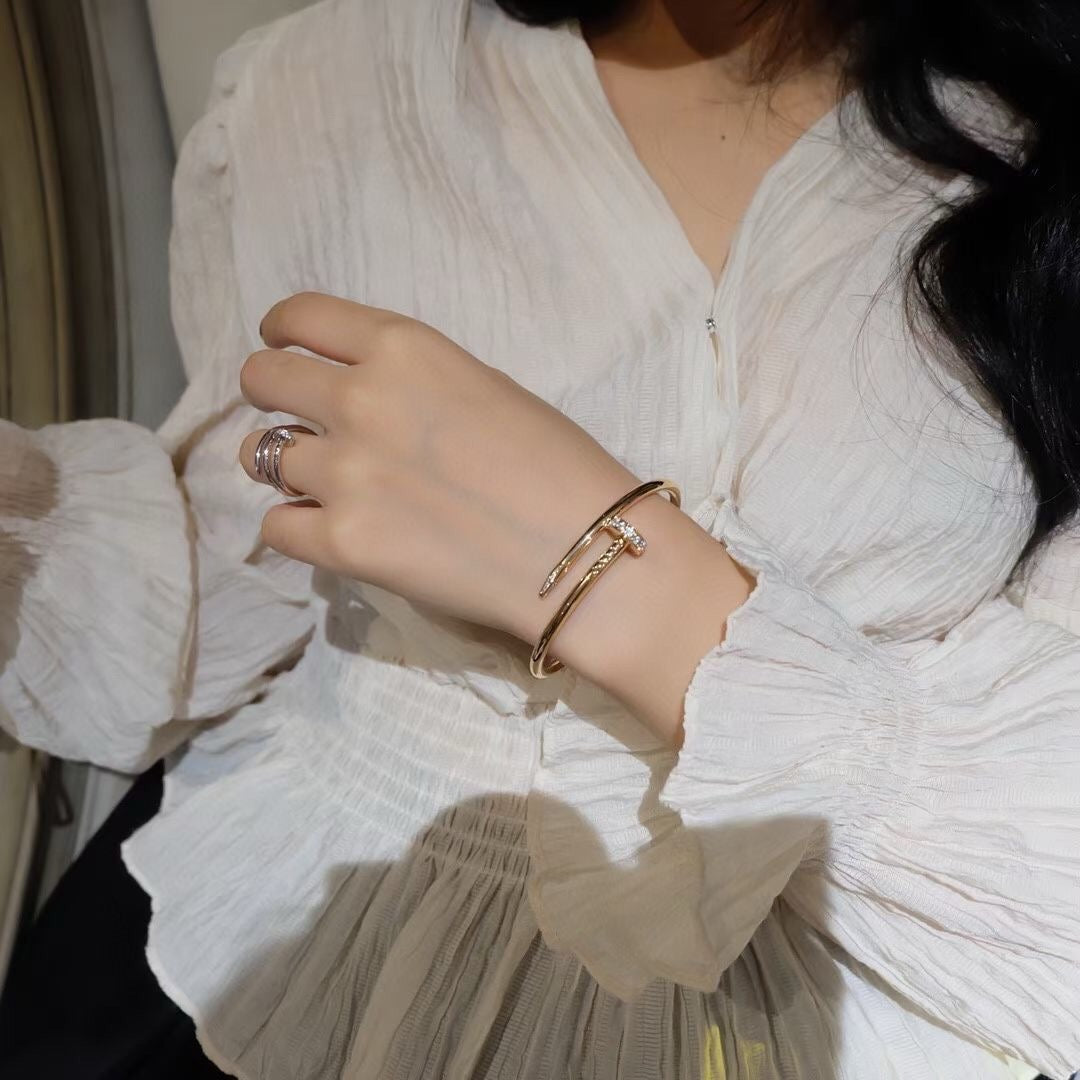 [Panda Jewelry]JUSTE BRACELET 3.5MM DIAMONDS