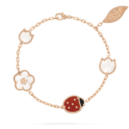 [Panda Jewelry]LUCKY SPRING 5 MOTIF BRACELET