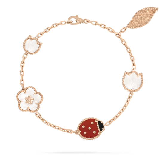 [Panda Jewelry]LUCKY SPRING 5 MOTIF BRACELET