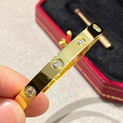 [Panda Jewelry]LOVE BRACELET 6.1MM 10 DIAMONDS