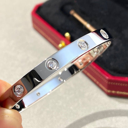 [Panda Jewelry]LOVE BRACELET 6.1MM 10 DIAMONDS