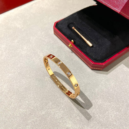[Panda Jewelry]LOVE BRACELET 6.1MM 10 DIAMONDS