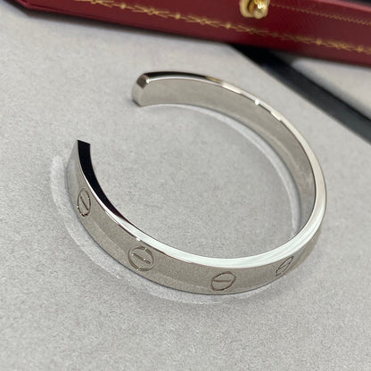 [Panda Jewelry]LOVE BRACELET 6.1MM 1 DIAMOND OPEN CUFF