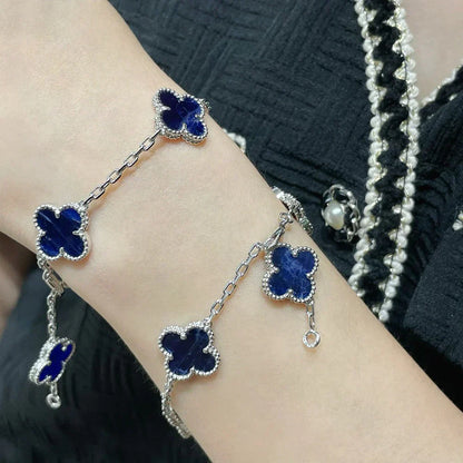[Panda Jewelry]CLOVER 5 MOTIF PIETERSITE BRACELET COLLECTION