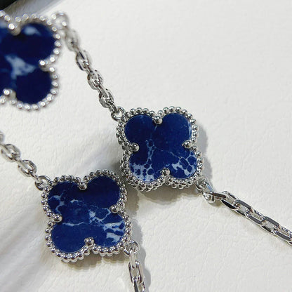 [Panda Jewelry]CLOVER 5 MOTIF PIETERSITE BRACELET COLLECTION