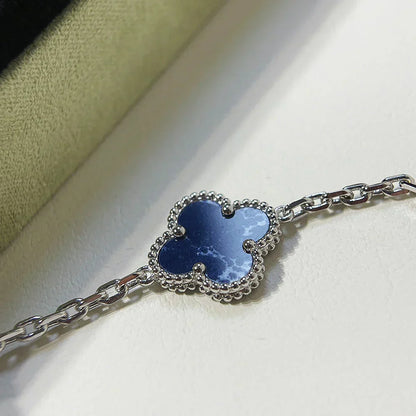[Panda Jewelry]CLOVER 5 MOTIF PIETERSITE BRACELET COLLECTION