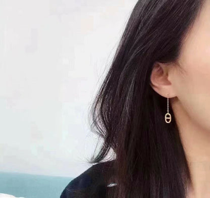 [Panda Jewelry]CHAINE TASSEL EARRINGS