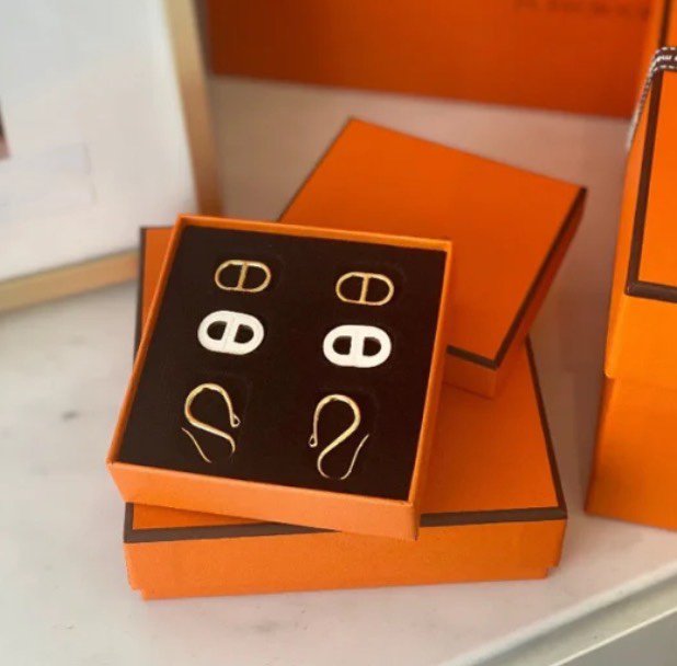 [Panda Jewelry]HM O'MAILLON GOLD EARRINGS