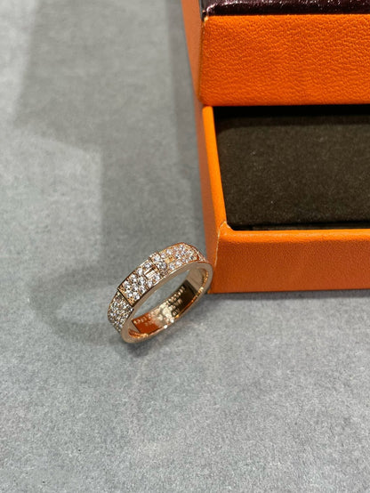 [Panda Jewelry]KELLY PINK GOLD DIAMOND RING