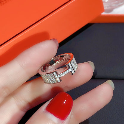 [Panda Jewelry]H RING FULL DIAMOND