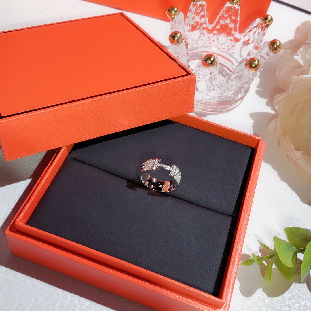 [Panda Jewelry]H RING FULL DIAMOND