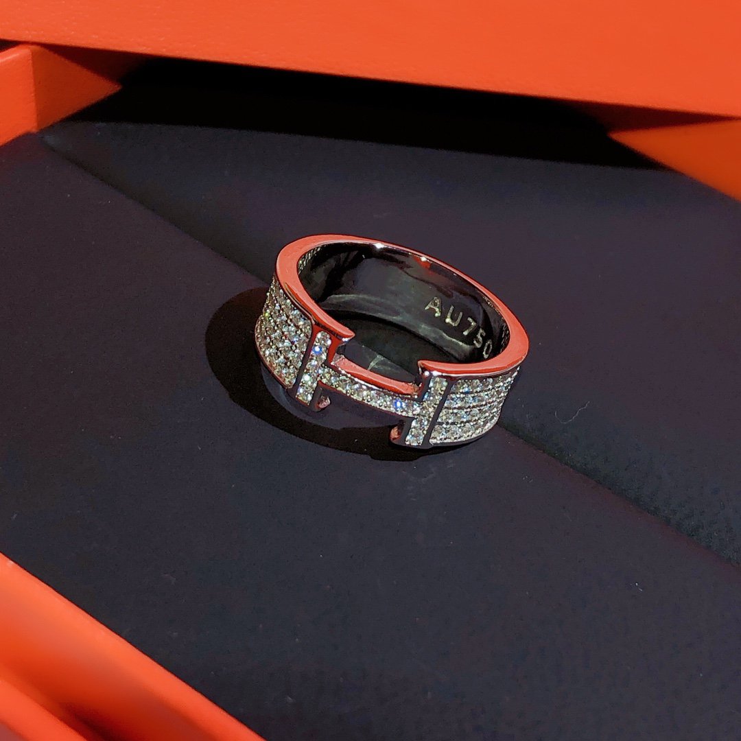[Panda Jewelry]H RING FULL DIAMOND