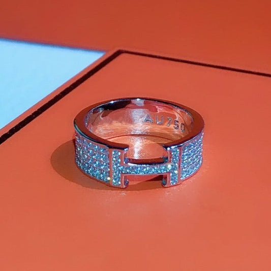[Panda Jewelry]H RING FULL DIAMOND
