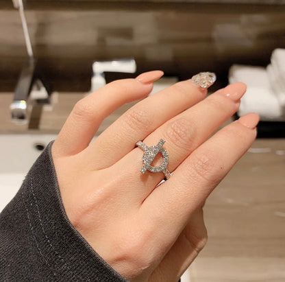 [Panda Jewelry]ECHAPPEE RING SILVER DIAMOND