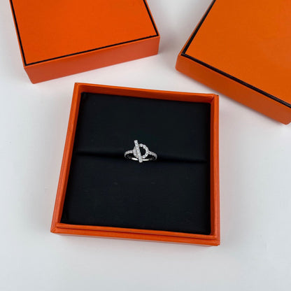 [Panda Jewelry]ECHAPPEE RING SILVER DIAMOND