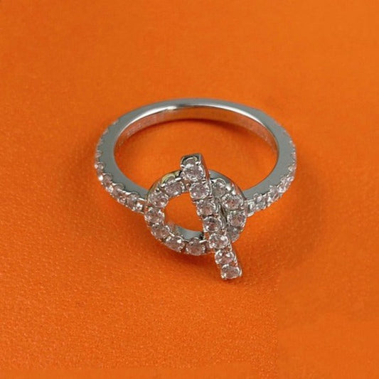 [Panda Jewelry]ECHAPPEE RING SILVER DIAMOND