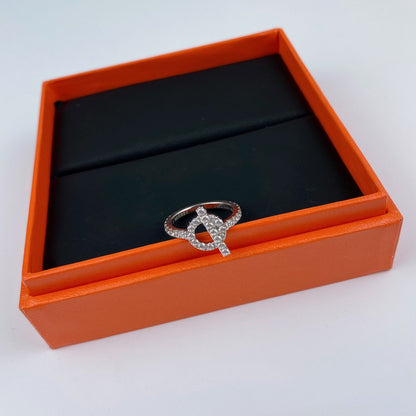 [Panda Jewelry]ECHAPPEE RING SILVER DIAMOND