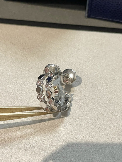 [Panda Jewelry]Hollow Design Four-Leaf Clover Flower Shape Ring