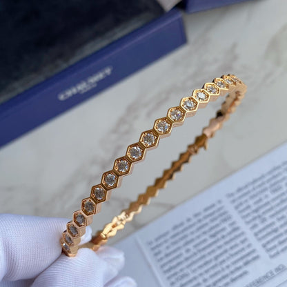 [Panda Jewelry]BEE LOVE GOLD BRACELET FULL DIAMOND