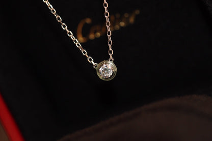 [Panda Jewelry]DAMOUR DIAMOND NECKLACE