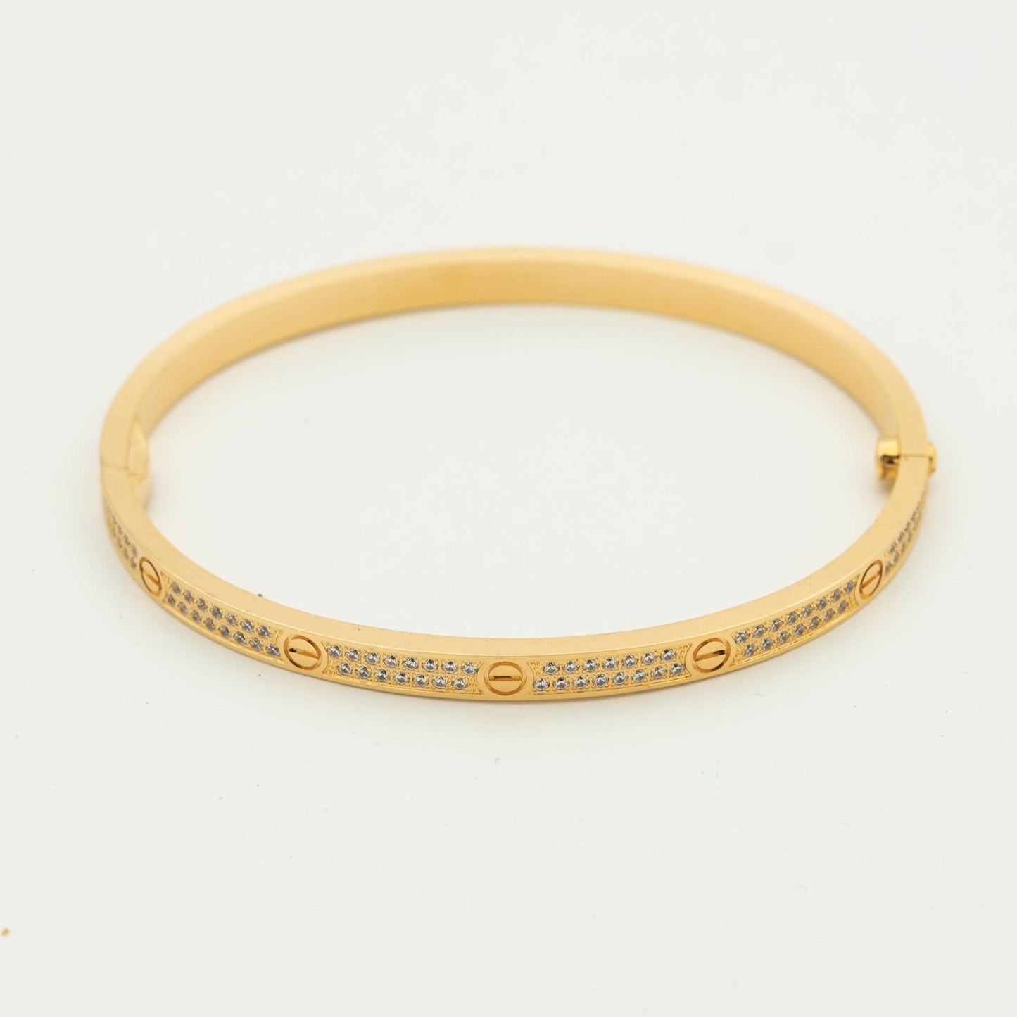 [Panda Jewelry]LOVE BRACELET 3.65MM DIAMOND-PAVED