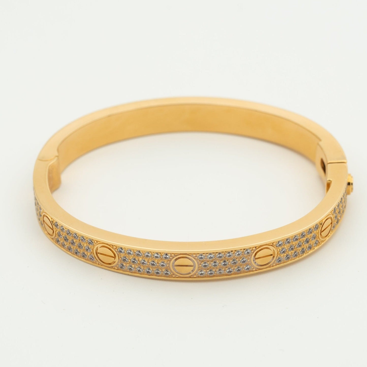 [Panda Jewelry]LOVE BRACELET 6.1MM DIAMOND-PAVED