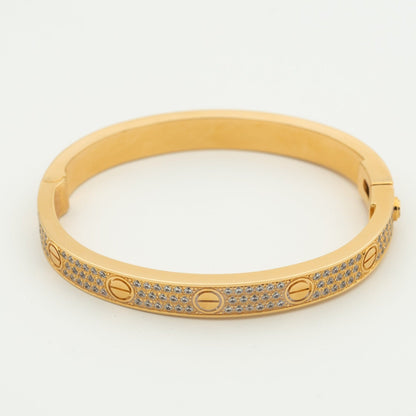 [Panda Jewelry]LOVE BRACELET 6.1MM DIAMOND-PAVED