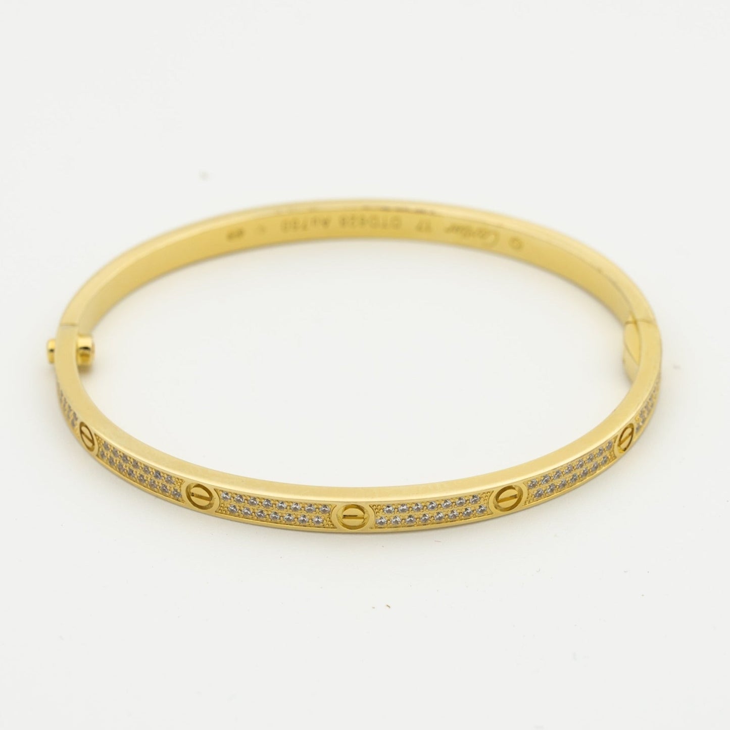 [Panda Jewelry]LOVE BRACELET 3.65MM DIAMOND-PAVED