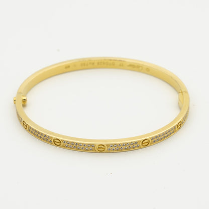 [Panda Jewelry]LOVE BRACELET 3.65MM DIAMOND-PAVED