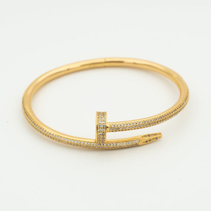 [Panda Jewelry]JUSTE BRACELET 3.5MM ALL DIAMONDS
