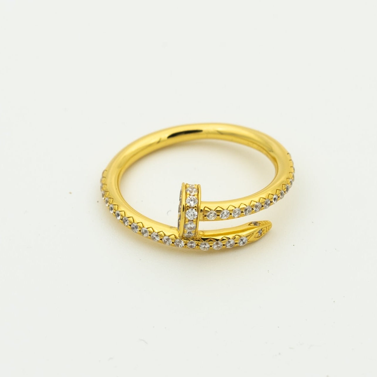 [Panda Jewelry]JUSTE RING 1.8MM GOLD DIAMONDS