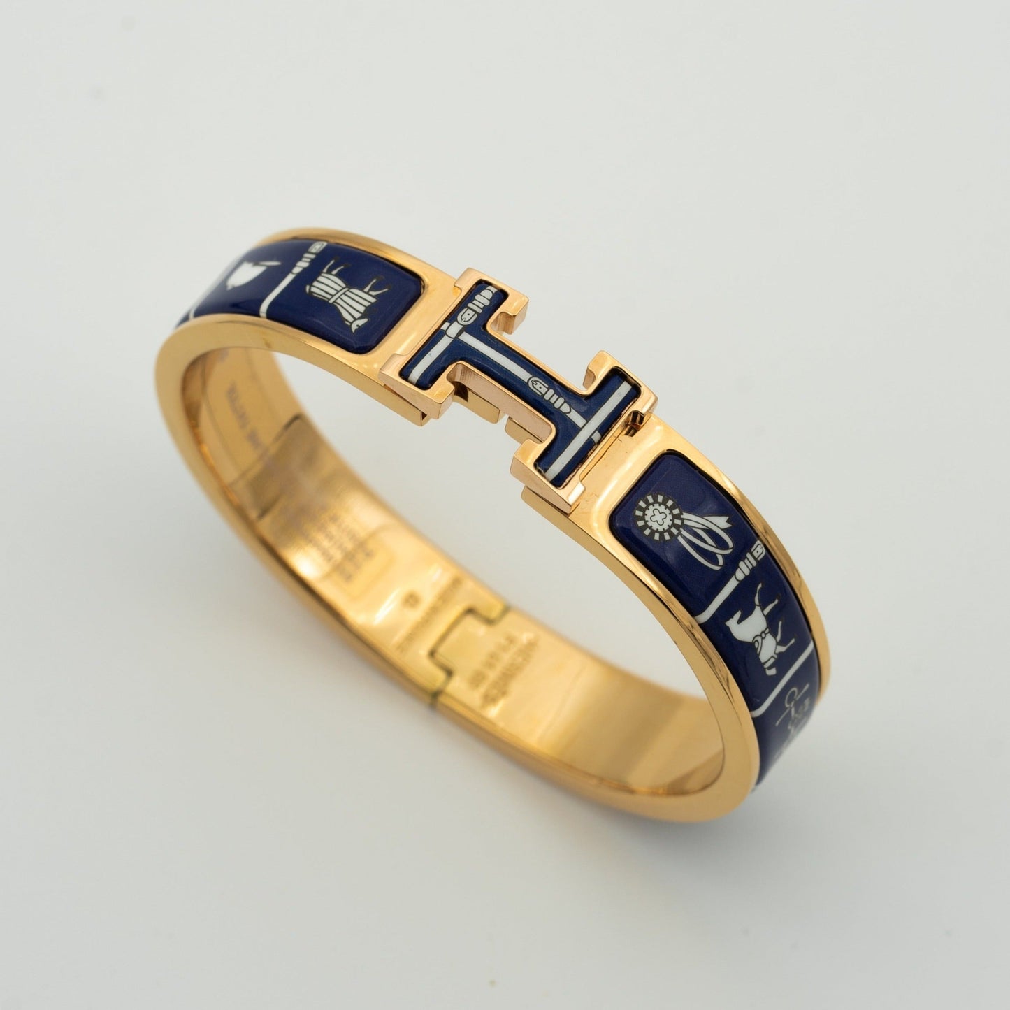[Panda Jewelry]H BRACELET BLUE CERAMIC