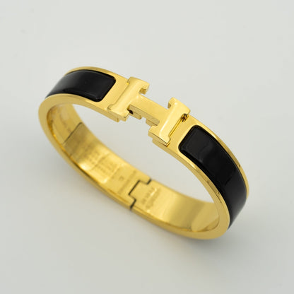 [Panda Jewelry]H BLACK BRACELET