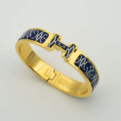 [Panda Jewelry]H BRACELET BLACK MULTICOLOR