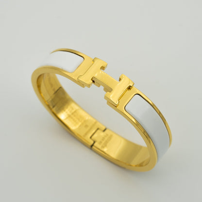 [Panda Jewelry]H WHITE BRACELET