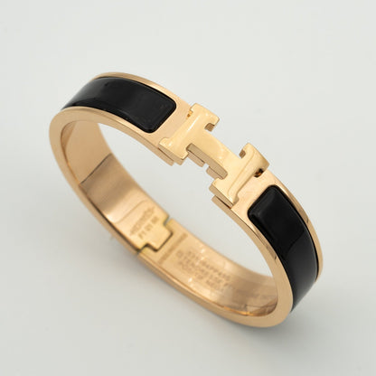 [Panda Jewelry]H BLACK BRACELET