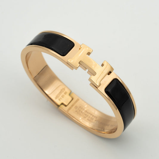 [Panda Jewelry]H BLACK BRACELET