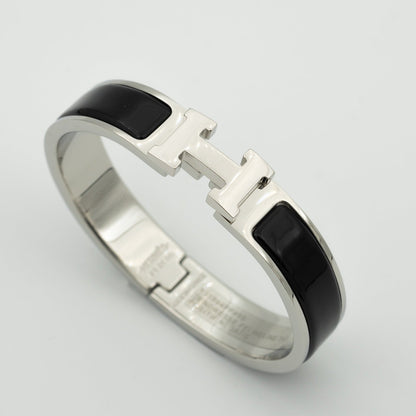 [Panda Jewelry]H BLACK BRACELET
