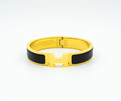 [Panda Jewelry]H BLACK BRACELET