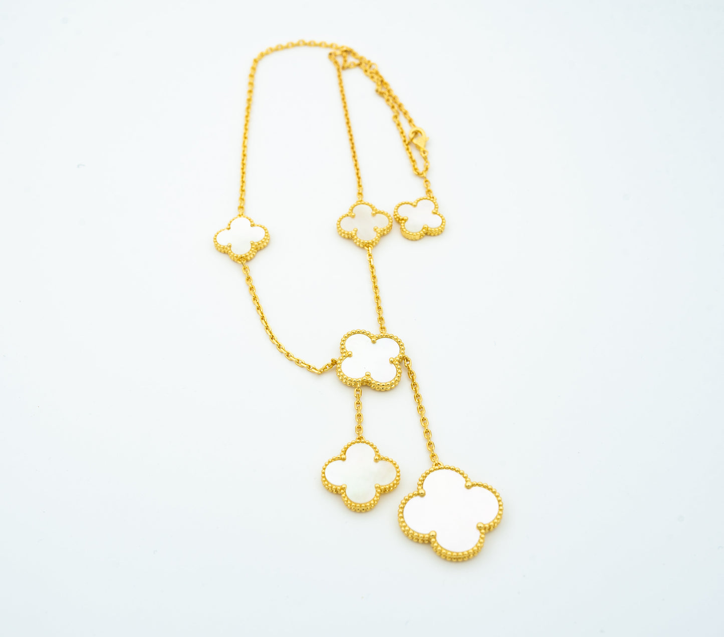 [Panda Jewelry]CLOVER MOTHER OF PEARL NECKLACE 6 MOTIF