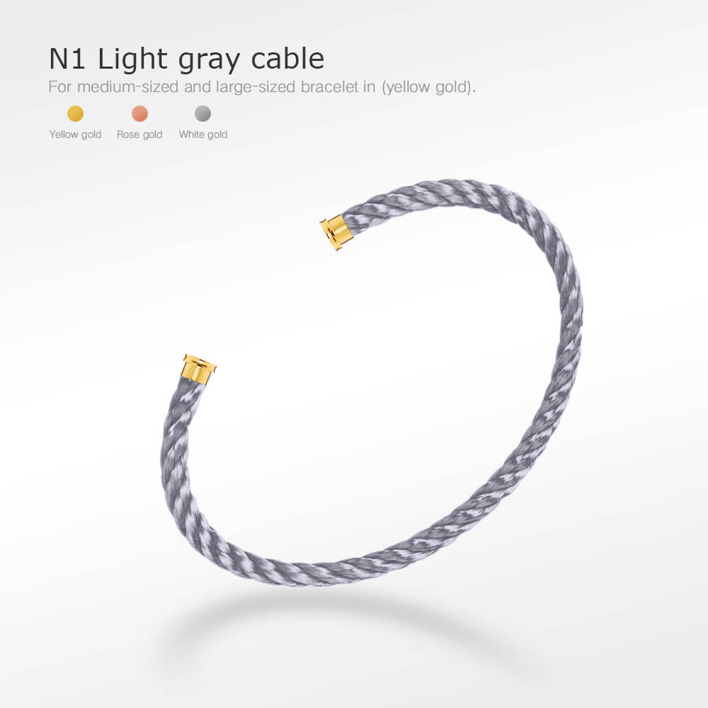 [Panda Jewelry]FORCE SERIES BRACELET CABLES 50 CHOICES (DIY SELECTION)