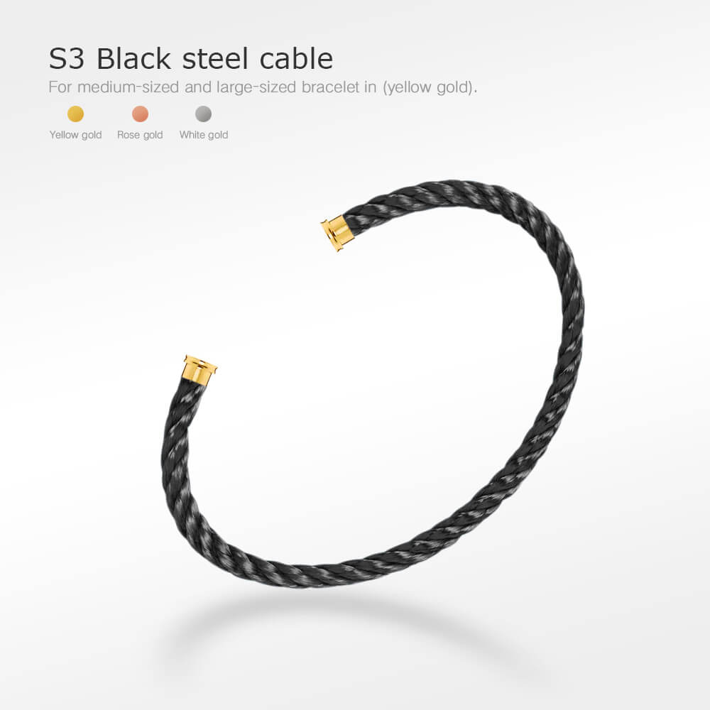 [Panda Jewelry]FORCE SERIES BRACELET CABLES 50 CHOICES (DIY SELECTION)