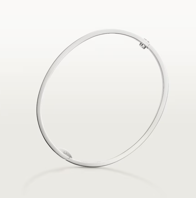 [Panda Jewelry]NEW-LOVE-6.1MM-Width Diamond-Studded Bracelet