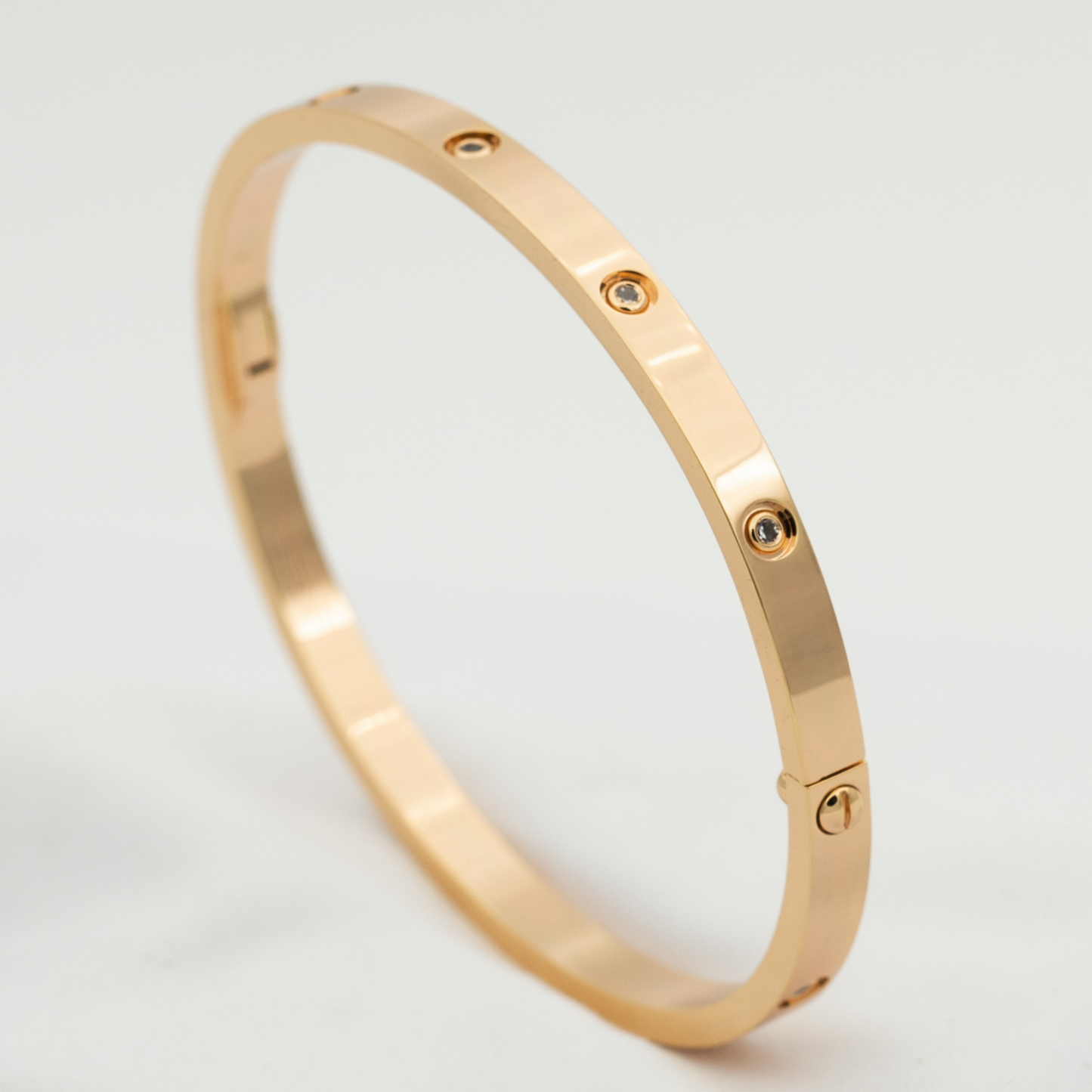 [Panda Jewelry]LOVE BRACELET 3.65MM 10 DIAMONDS