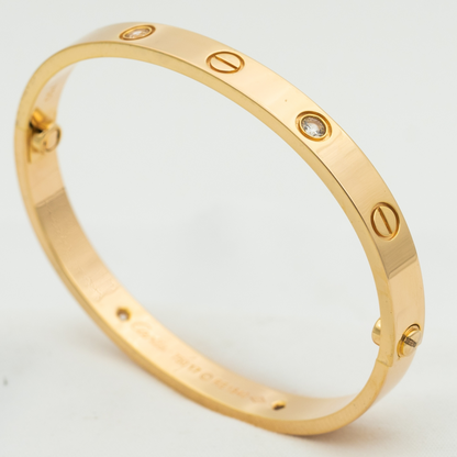 [Panda Jewelry]LOVE BRACELET 6.1MM 4 DIAMONDS
