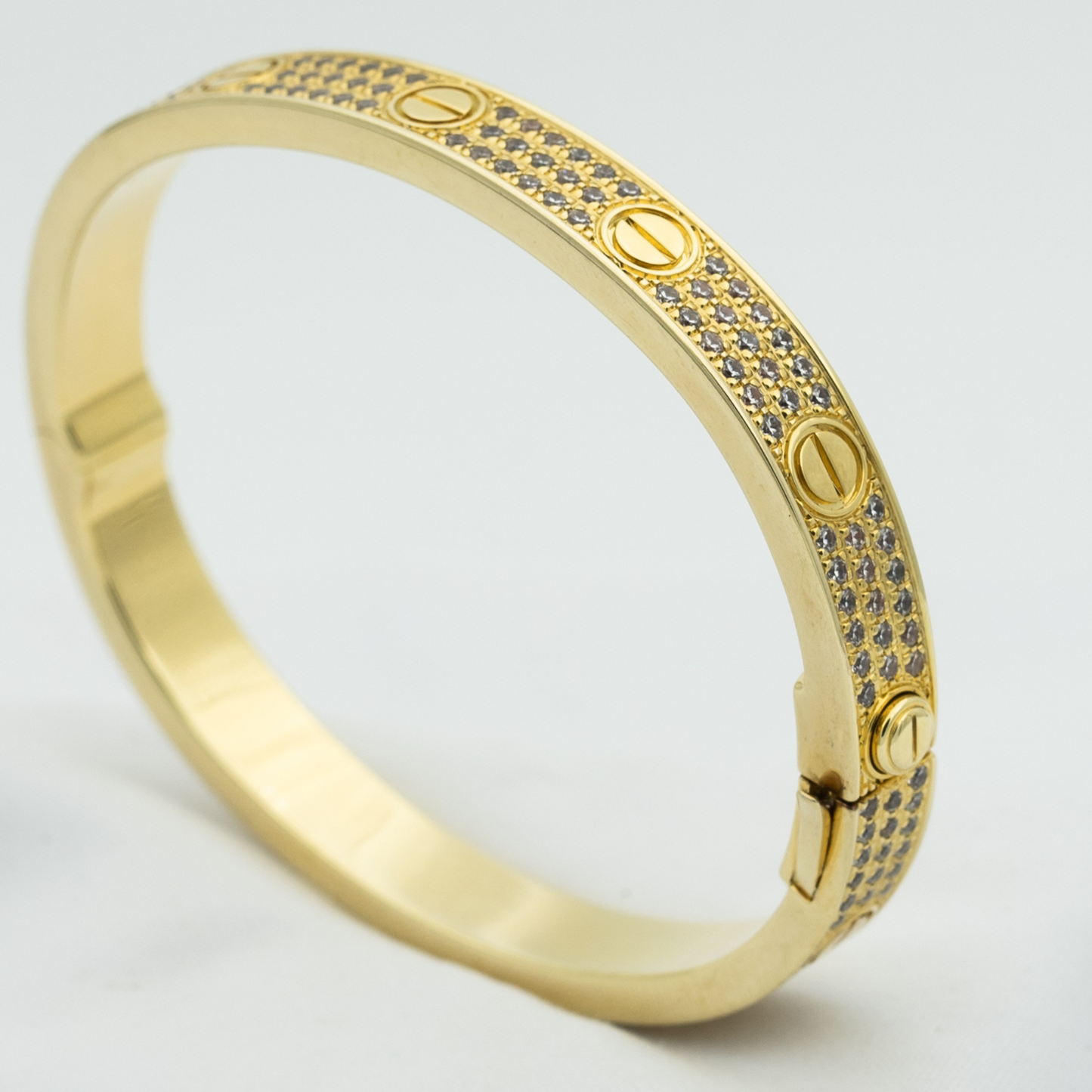 [Panda Jewelry]LOVE BRACELET 6.1MM DIAMOND-PAVED