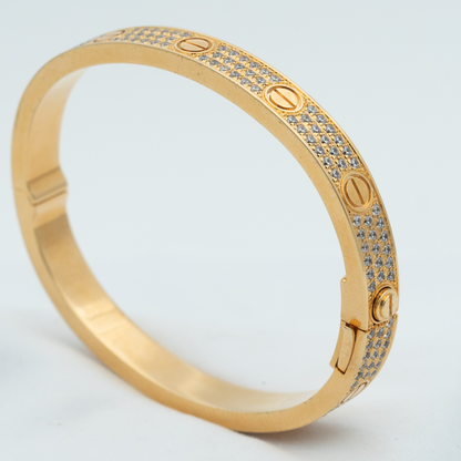 [Panda Jewelry]LOVE BRACELET 6.1MM DIAMOND-PAVED